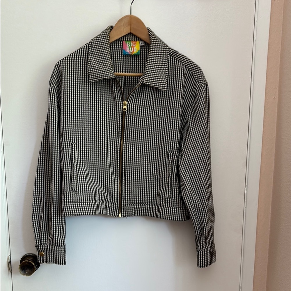 Big Bud Press Black and White Gingham Ricky Jacket